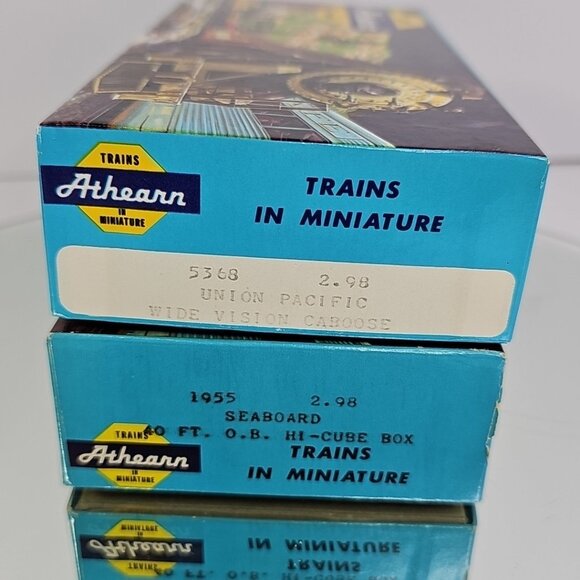 HO Athearn Ready To Run Train Freight Box Car & Caboose W/ Boxes Vintage Set 2 - Picture 8 of 11